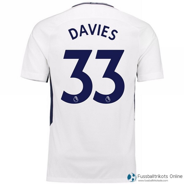 Tottenham Hotspur Trikot Heim Davies 2017-18 Fussballtrikots Günstig